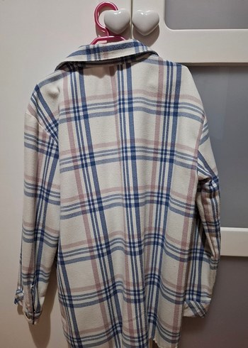 Bej Düğmeli Pamuklu Uzun Kollu Gömlek - Görsel 2