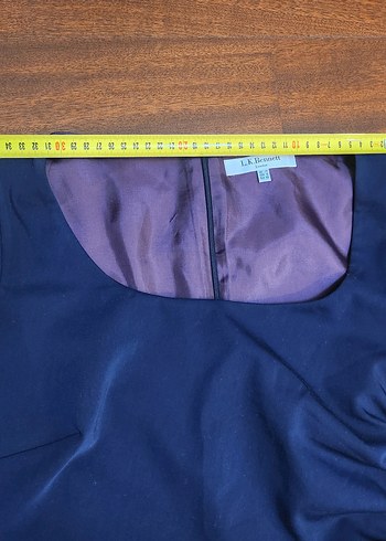 L.K BENNETT Lacivert  Ofis Elbisesi - Görsel 10