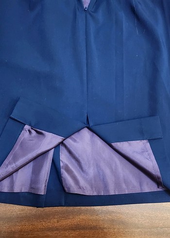 L.K BENNETT Lacivert  Ofis Elbisesi - Görsel 18