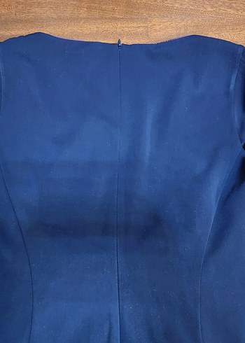 L.K BENNETT Lacivert  Ofis Elbisesi - Görsel 16