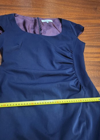 L.K BENNETT Lacivert  Ofis Elbisesi - Görsel 7