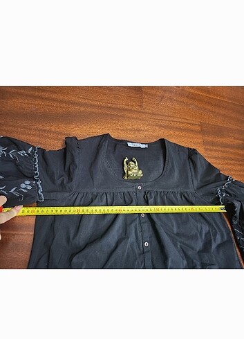 KASHA GRİ ÇİÇEK İŞLEMELİ ELBİSE - Görsel 6