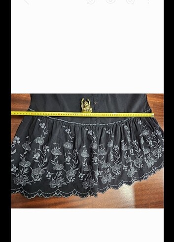 KASHA GRİ ÇİÇEK İŞLEMELİ ELBİSE - Görsel 15