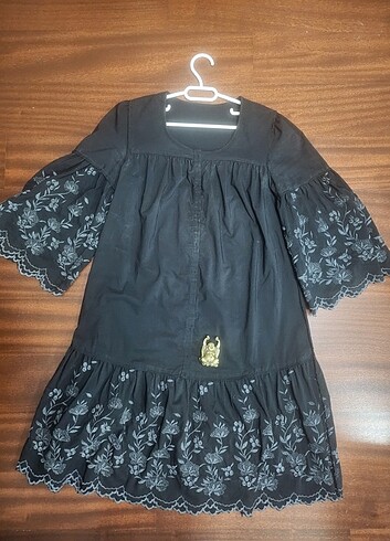 KASHA GRİ ÇİÇEK İŞLEMELİ ELBİSE - Görsel 20