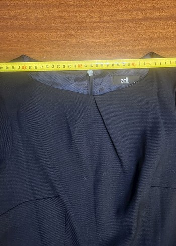 ADL LACİVERT KLOŞ ELBİSE - Görsel 12