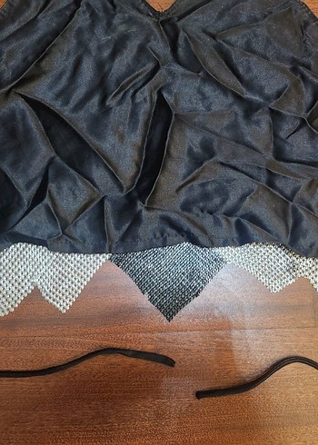 WAREHOUSE METALİK TOP BLUZ CROP - Görsel 14