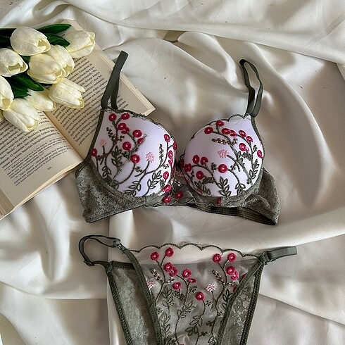 YEŞİL SÜTYEN SET