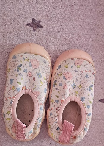 Kız Çocuk Gri mavi ayalkabi sandalet - Görsel 4