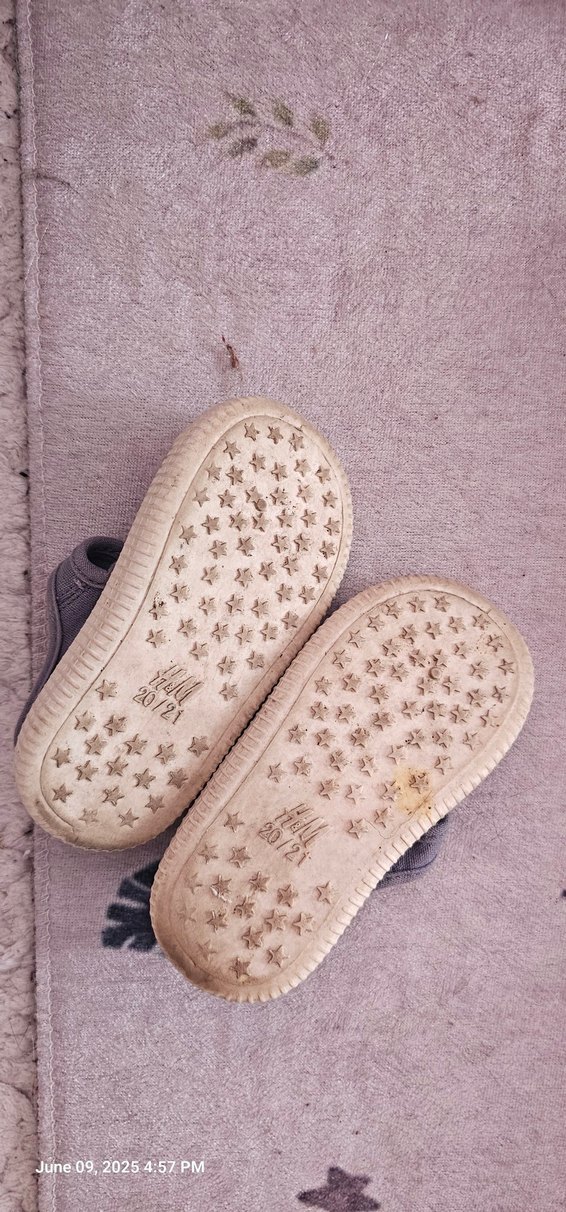 Kız Çocuk Gri mavi ayalkabi sandalet - Görsel 2