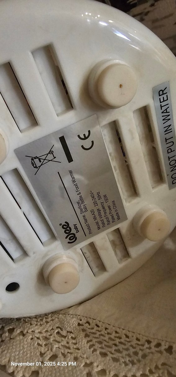 Pastel renkli bebek sterilizatörü - Görsel 3