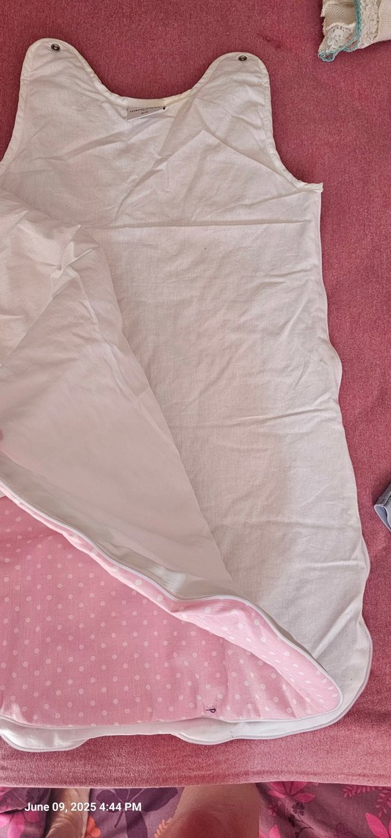 Pembe İşlemeli Kız Uyku Tulumu - Görsel 4