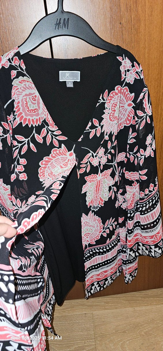 Bohem Desenli Uzun Hamile Tunik - Görsel 2