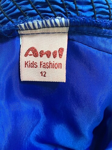 10 Yaş Beden Anıl kids fashion çocuk abiye saks mavisi