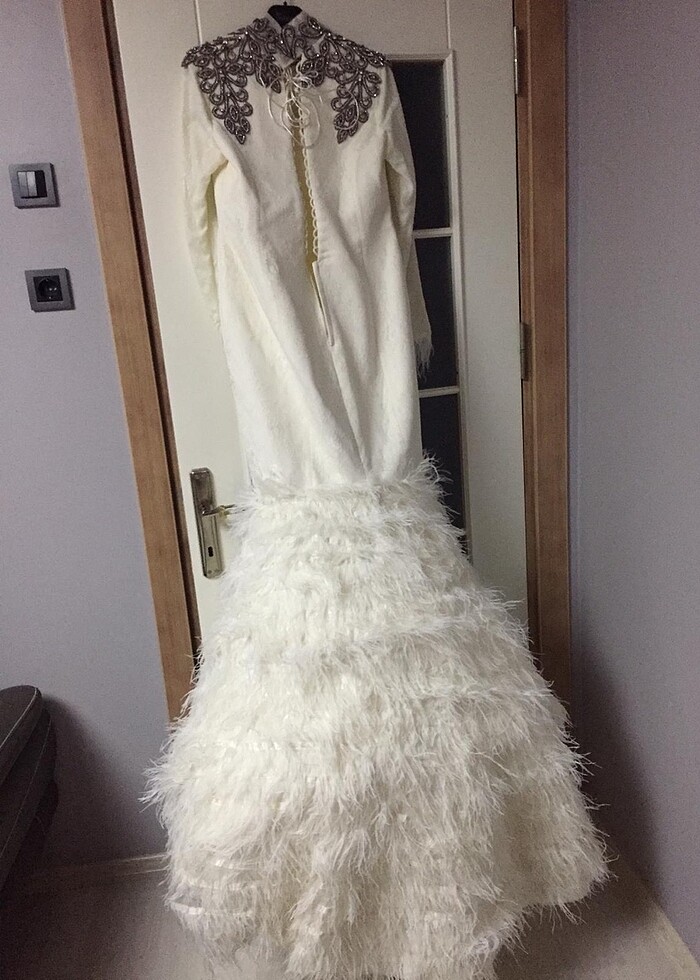 Balık sünnet annesi nikah elbisesi - Görsel 4