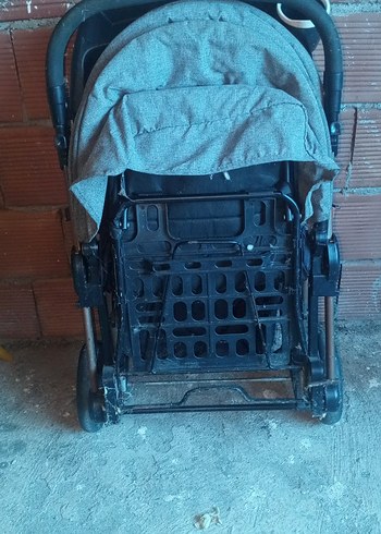 Gri Bebek Arabası - Görsel 2