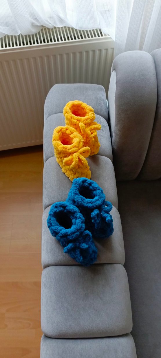 Kız Çocuk Pembe Bağcıklı Sıcak Ev Terliği - Görsel 2