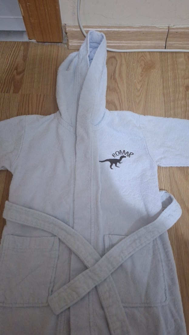 Erkek Çocuk Mavi Bornoz - Görsel 2