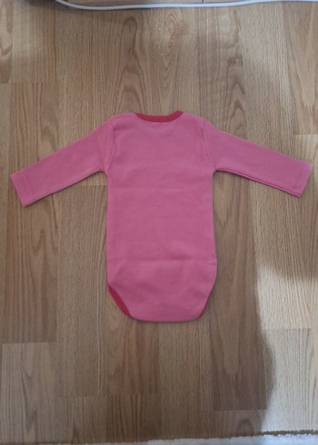 Pembe Uzun Kollu Bebek Body - Görsel 4