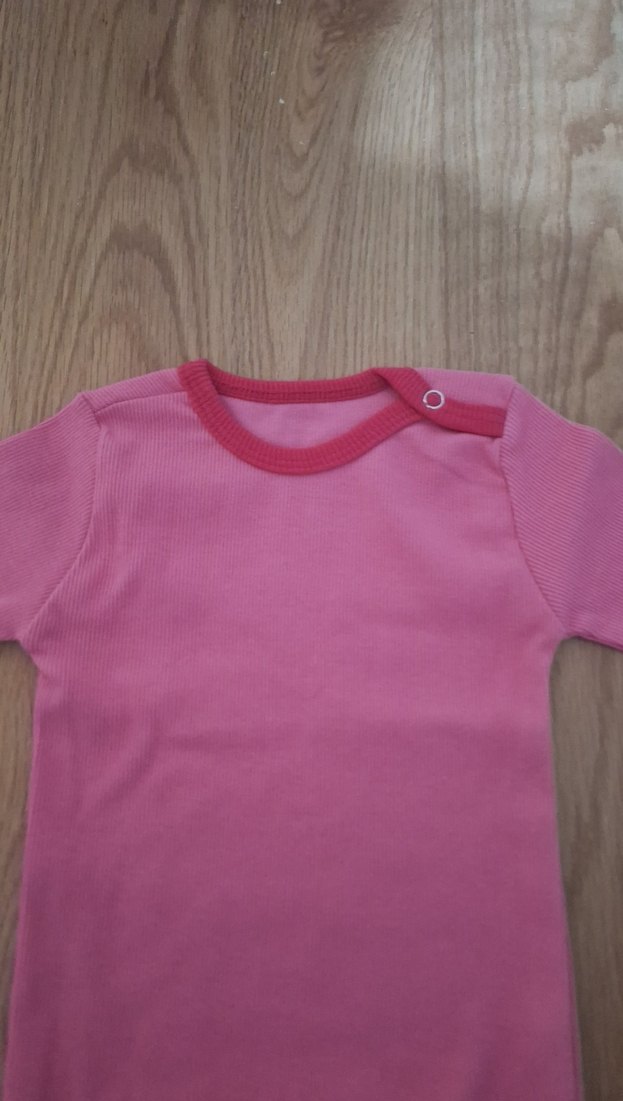 Pembe Uzun Kollu Bebek Body - Görsel 2