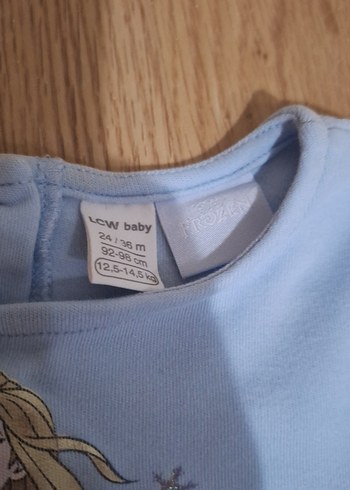 Uzun Kollu Mavi Nakışlı Kız Elbisesi - Görsel 4