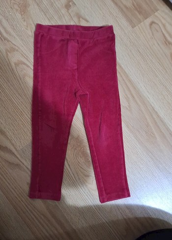 Bordo Kız Çocuk Tayt - Görsel 2