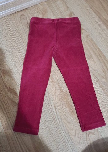 Bordo Kız Çocuk Tayt - Görsel 4