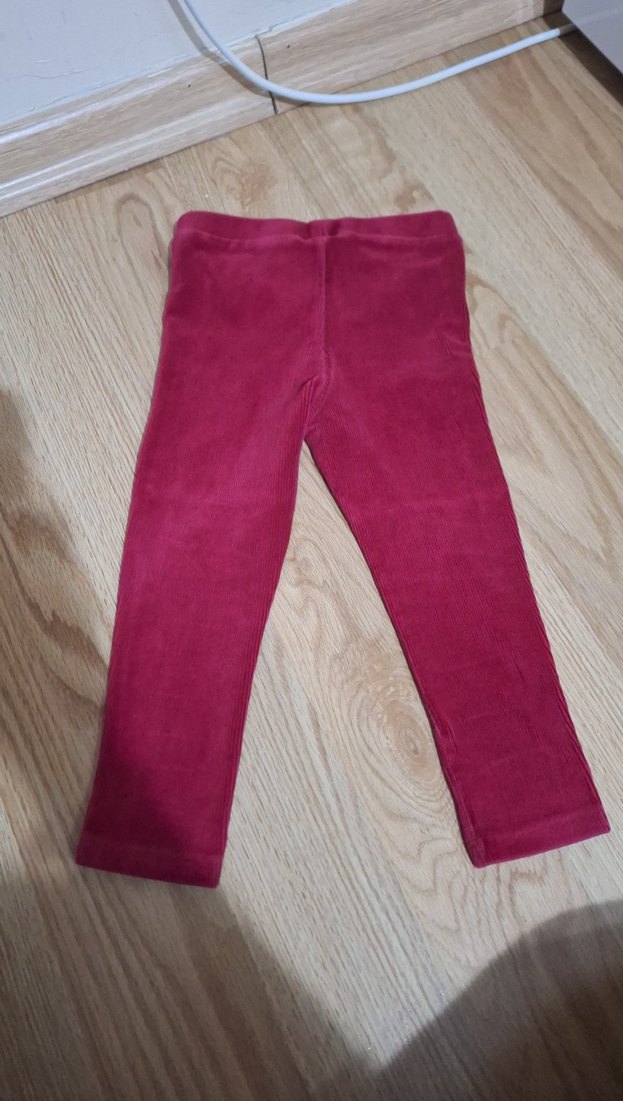 Bordo Kız Çocuk Tayt - Görsel 4