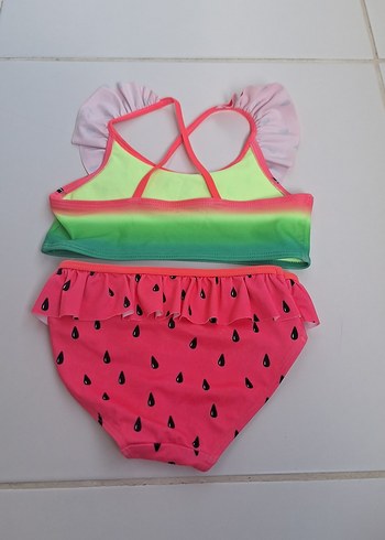 Diğer Kız Çocuk Renkli Bağcıklı Bikini