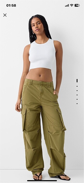 bershka kargo pantolon