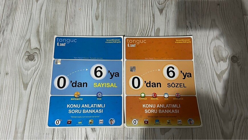 tonguç 0dan 6ya sayısal ve sözel test kitabı