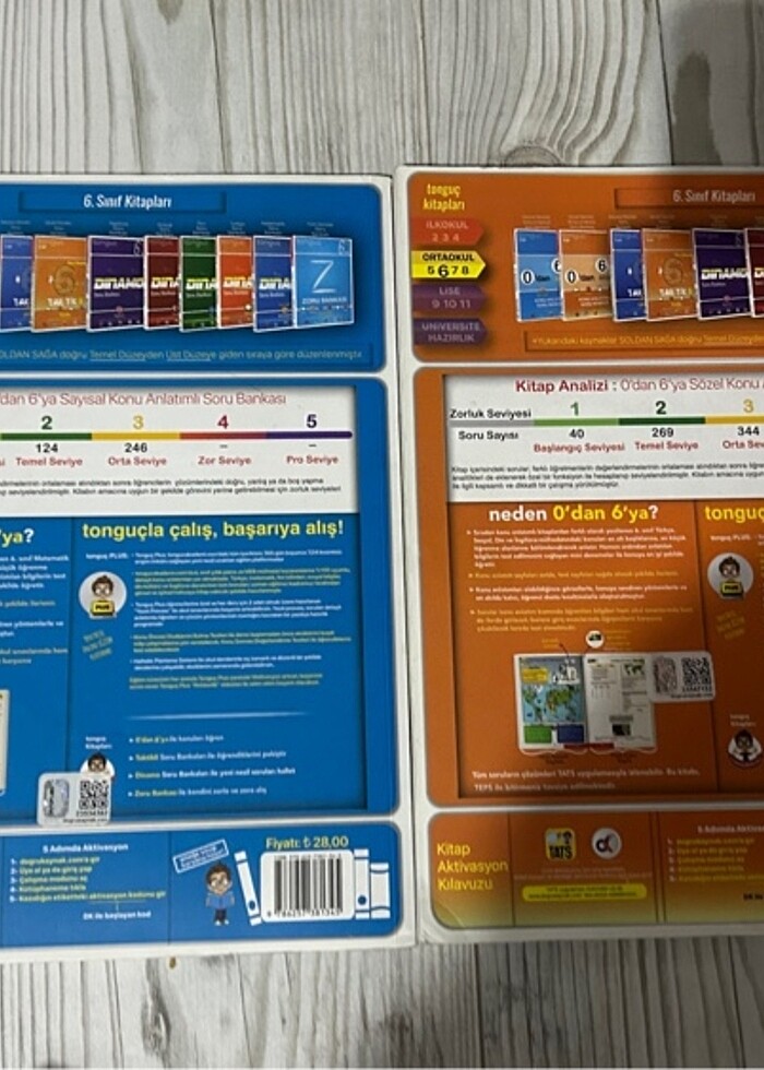 tonguç 0dan 6ya sayısal ve sözel test kitabı - Görsel 2