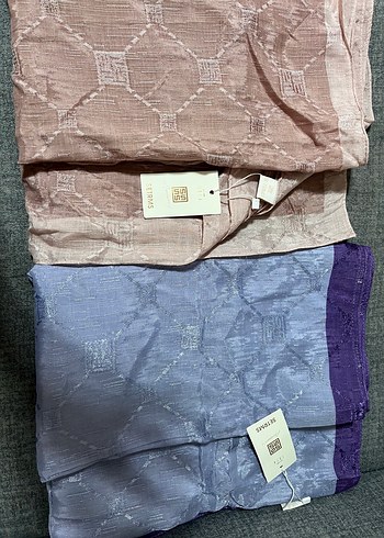 Setre Sifon Desenli İnce Sal 2li