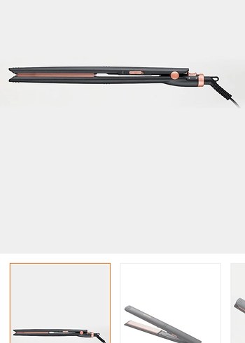 Aprilla Siyah Gri Saç Düzleştirici - Görsel 3