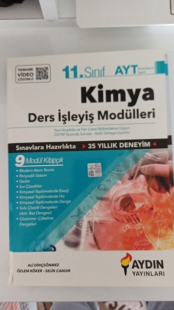 11. sınıf konu anlatımlı kimya aydın fasikülleri 