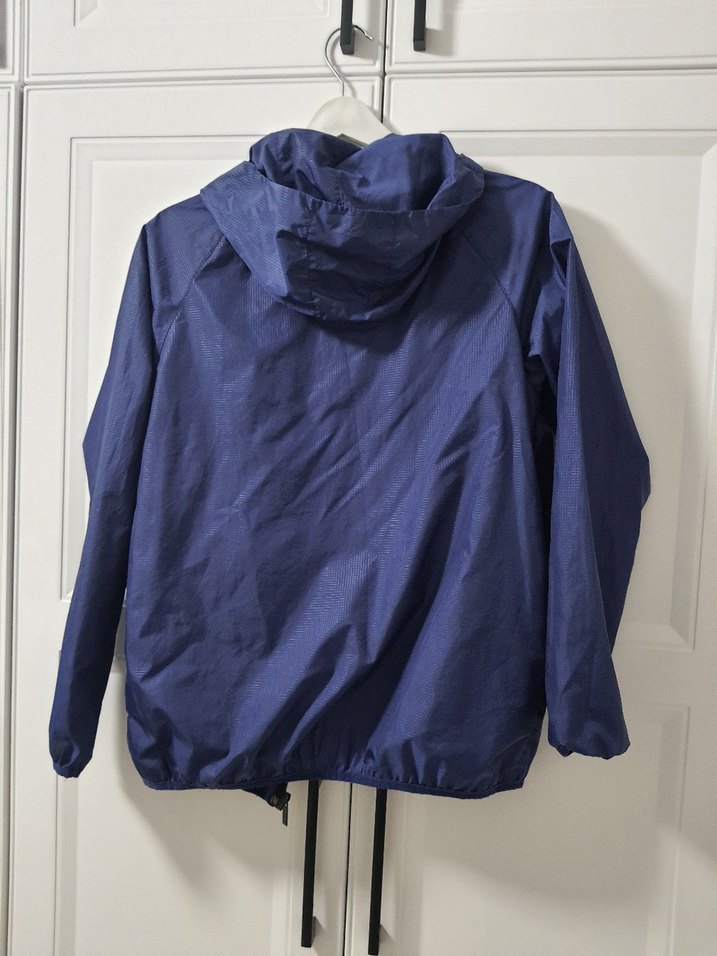 Mavi Erkek Çocuk Yağmurluk Fermuarlı - Görsel 2