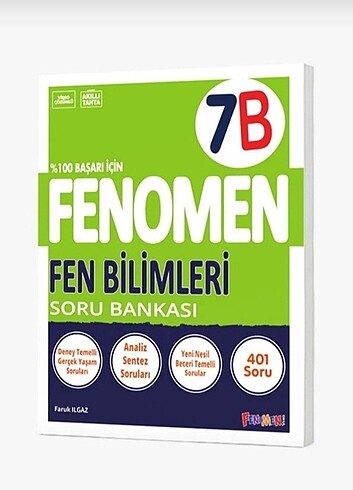 Fenomen 7. Sınıf Fen Bilimleri (B) Soru Bankası