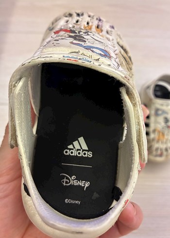 23 Beden çeşitli Renk Adidas marka orijinal renkli Baskılı Erkek Çocuk Terliği Velcro