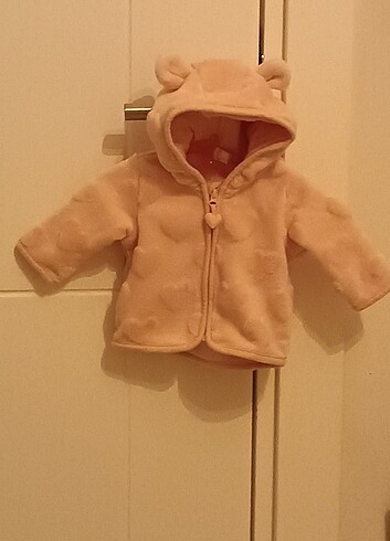 H&M H&M marka 0-1 ay pembe yumos üst
