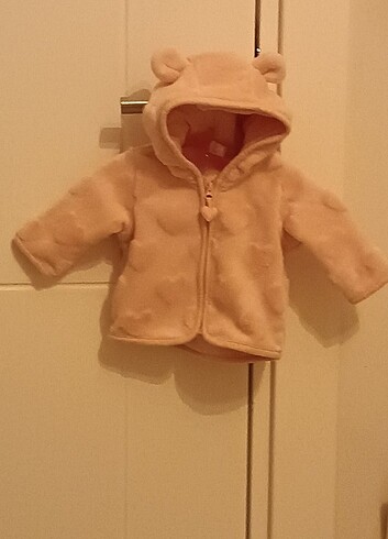 0-1 Ay Beden H&M marka 0-1 ay pembe yumos üst