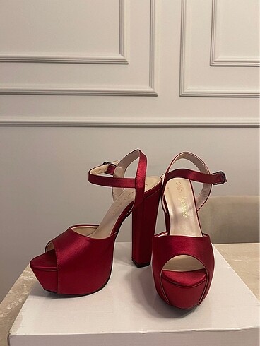 36 Beden Bordo Platform Ayakkabı