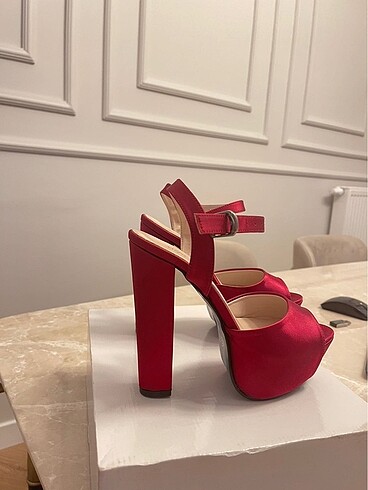 Diğer Bordo Platform Ayakkabı