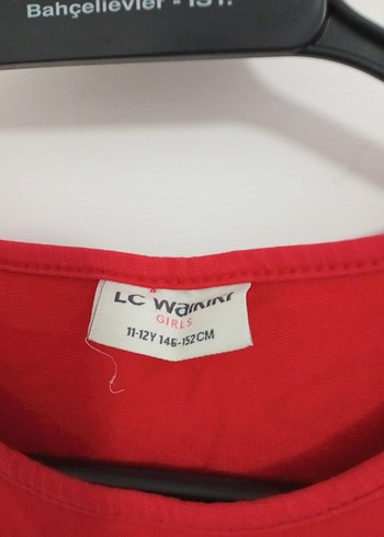 Kız Çocuk Kırmızı Baskılı Kolsuz Elbise - Görsel 5