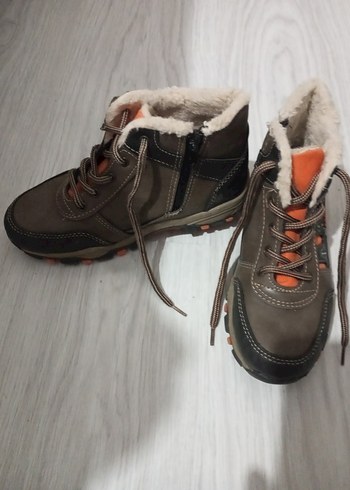 Kürklü Kahverengi Erkek Çocuk Botu - Görsel 3