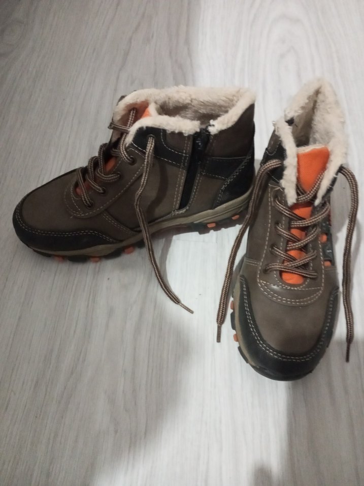 Kürklü Kahverengi Erkek Çocuk Botu - Görsel 3