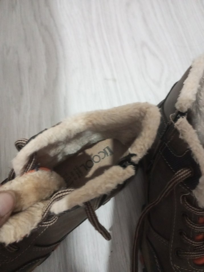 Kürklü Kahverengi Erkek Çocuk Botu - Görsel 4