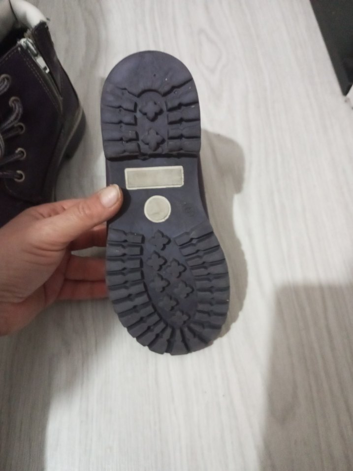 Mor Süet Bağcıklı Kız Botu - Görsel 5