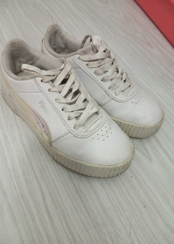 Puma Beyaz Kadın Spor Ayakkabı Wedge Topuk - Görsel 3