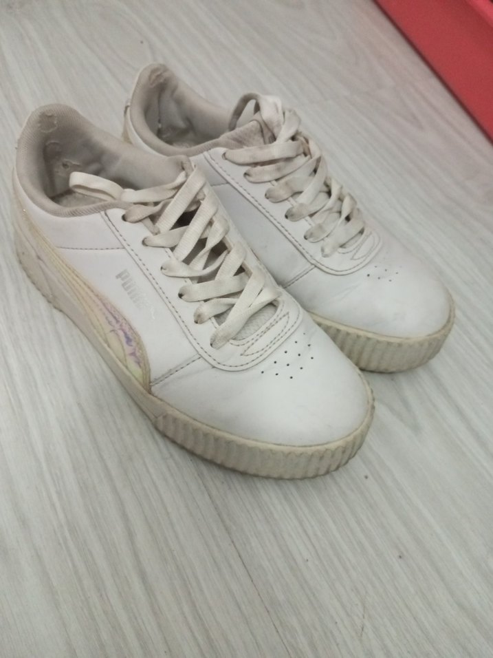 Puma Beyaz Kadın Spor Ayakkabı Wedge Topuk - Görsel 3