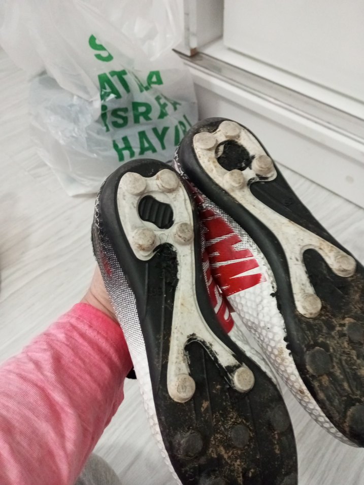 Beyaz Yılan Desenli  krampon çivili - Görsel 3