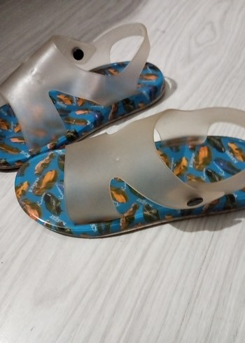 Mavi Bağlamalı Erkek Çocuk plaj terliği sandalet - Görsel 2